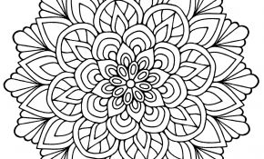 Coloriage Mandala A Imprimer Meilleur De Coloriage Mandala Fleur Avec Feuilles Dessin
