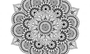 Coloriage Mandala Difficile Fleur Élégant Coloriage Mandala Plexe Difficile Pour Adulte Art