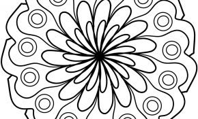 Coloriage Mandala Difficile Fleur Inspiration Coloriage Mandala Fleur Simple
