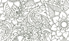 Coloriage Mandala Difficile Fleur Luxe Coloriage Mandala à Imprimer Motif Fleurs Pour Adulte