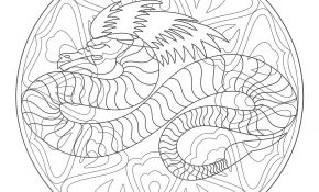 Coloriage Mandala Dragon Élégant Free Mandalas Page Coloring To Print Mandala Dragon 4