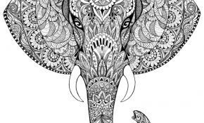 Coloriage Mandala Elephant Frais Coloriage Mandala Anti Stress – Coloriage Art Thérapie
