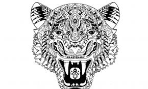 Coloriage Mandala Tigre Nice Tigre