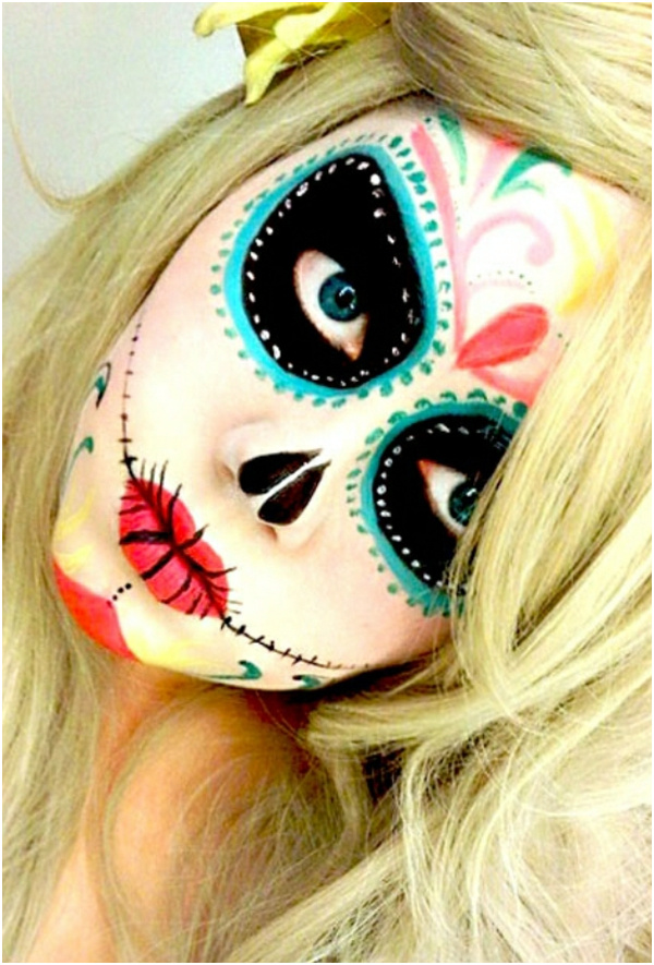 Coloriage Maquillage Génial Ment Faire Le Coloriage De Halloween Pour Le Visage