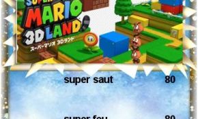Coloriage Mario 3d Land Luxe Pokémon Super Mario 3d Land Super Saut Ma Carte Pokémon