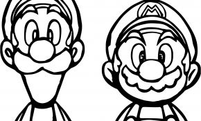 Coloriage Mario Et Luigi Inspiration Coloriage Mario Et Luigi à Imprimer