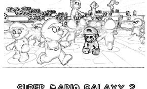Coloriage Mario Galaxy Génial Transmissionpress Nintendo Super Mario Galaxy 2 Coloring