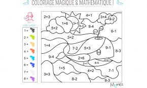 Coloriage Mathématique Nice Coloriage Magique Et Mathématique La Baleine Momes