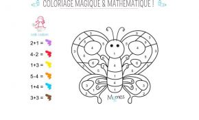 Coloriage Mathématiques Nouveau Coloriage Magique Et Mathématique Le Papillon Momes