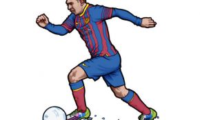 Coloriage Messi Nouveau Coloriage Lionel Messi à Imprimer