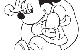 Coloriage Mickey Et Minnie Génial Coloriages Mickey Et Minnie Spécial Noël Gratuits Sur Le