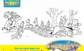 Coloriage Mickey Et Ses Amis Nouveau Coloriage Winnie Et Ses Amis Distribuent Des Sablés De