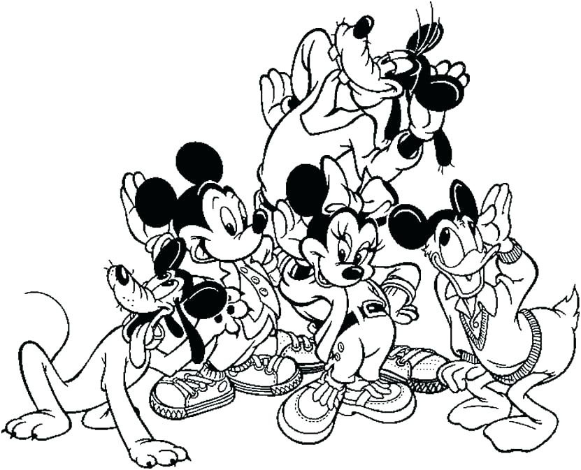 Coloriage Mickey Et Ses Amis top Départ Unique Coloriage Mickey Et Ses Amis Luxury La Maisons De Mickey