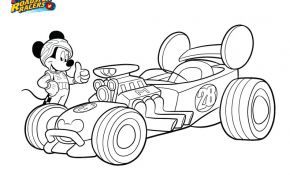 Coloriage Mickey Top Depart Nouveau Mickey And The Roadster Racers Coloring Page