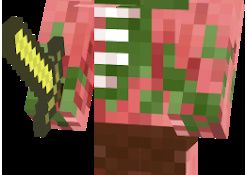 Coloriage Minecraft Cochon Zombie Nouveau Cochon