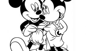 Coloriage Minnie Mickey Luxe Coloriage Mickey Minnie Jecolorie