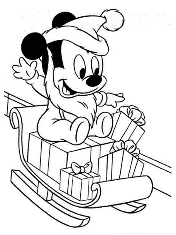 Coloriage Minnie Noel Luxe Coloriage Minnie Et Dessin Minnie à Imprimer Avec Mickey…