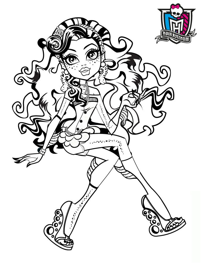 15 Incroyable Jolie Coloriage Monster High Gallery - COLORIAGE
