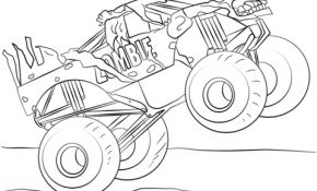 Coloriage Monster Truck Génial Coloriage Zombie Monster Truck