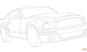 Coloriage Mustang Génial Coloriage Ford Mustang