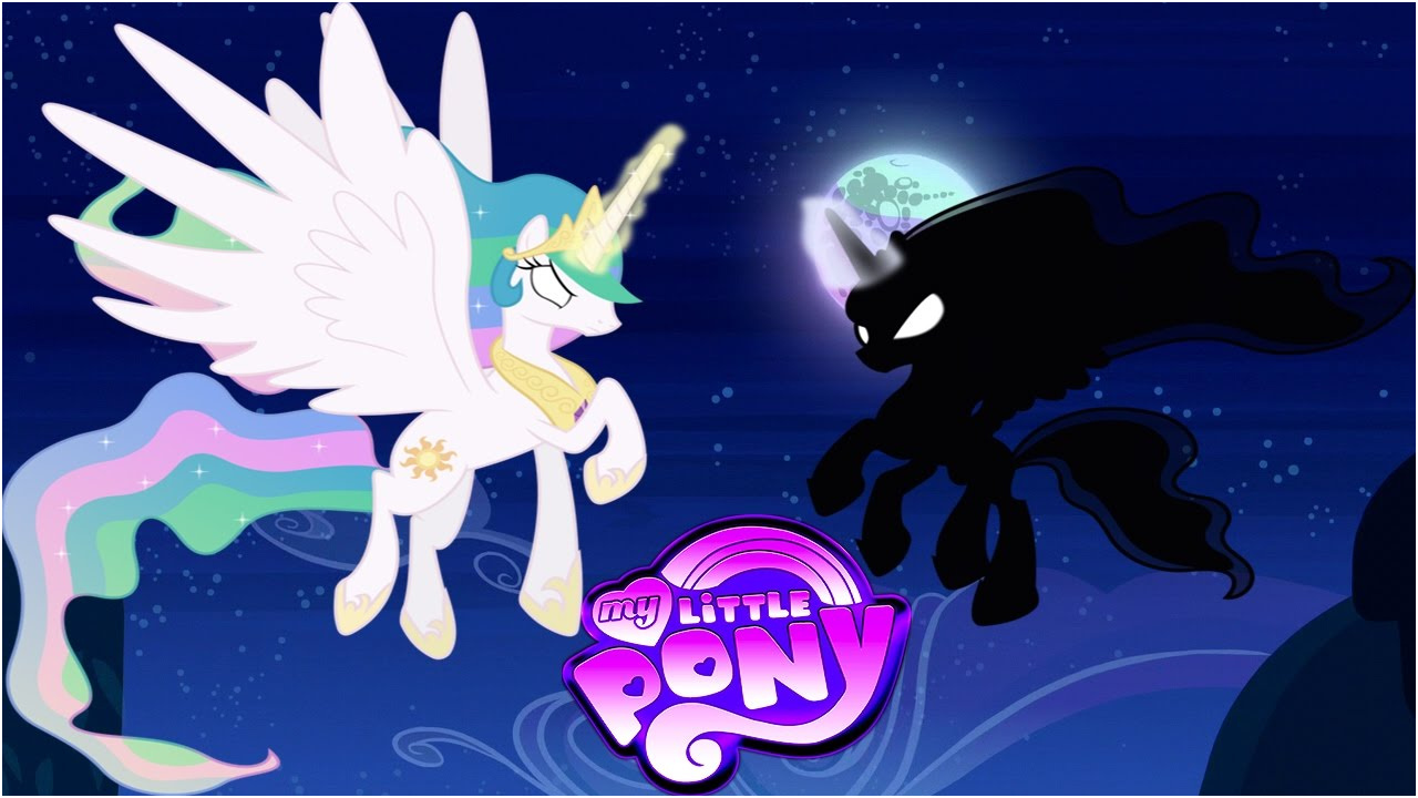Coloriage My Little Pony Princesse Luna Unique My Little Pony Transform Princess Luna Vs Princess