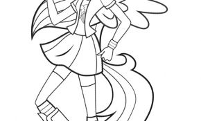 Coloriage My Little Pony Rainbow Dash Luxe Coloriage Equestria Girls – Friendship Games