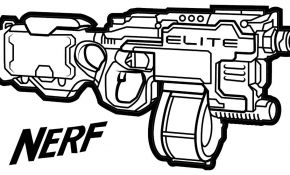 Coloriage Nerf Frais Printable Nerf Gun Coloring Page