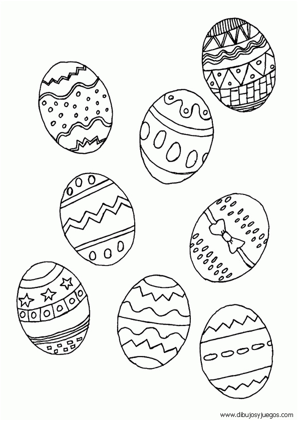Coloriage Oeufs De Paques Génial Pascua Huevos 046