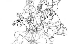 Coloriage One Piece Frais Coloriages Luffy Et L Equipage De Shanks à Colorier Fr