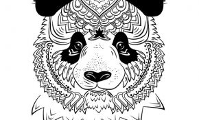 Coloriage Panda Mandala Frais Des Animaux à Colorier Créapassions