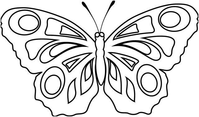 Coloriage Papillon Facile Inspiration Coloriage à Imprimer Un Papillon