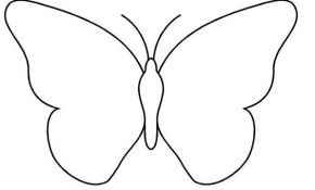 Coloriage Papillon Maternelle Élégant Dessins De Papillons A Imprimer Gabarit Pour La Barrette