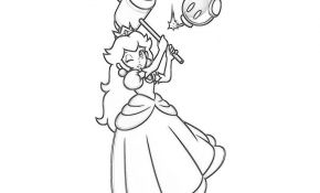 Coloriage Peach Frais Coloring Pages Princess Peach and Daisy Coloring Home