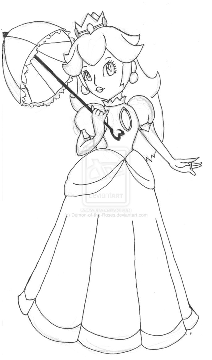 14 Incroyable Coloriage Peach Image  COLORIAGE