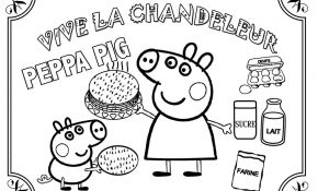 Coloriage Peppa Pig Noel Nouveau Coloriages Crepes Chandeleur