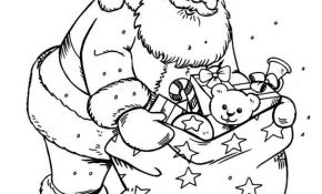 Coloriage Père Noël Élégant Coloriage Père Noel Pour Enfant Dessin Gratuit à Imprimer