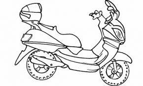 Coloriage Peugeot Nice Dessin Colorier Scooter Tuning