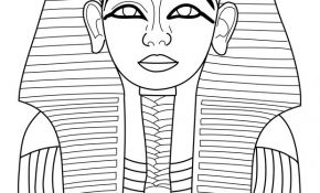 Coloriage Pharaon Génial Coloriage Un Pharaon Sculpture Dessin Gratuit à Imprimer