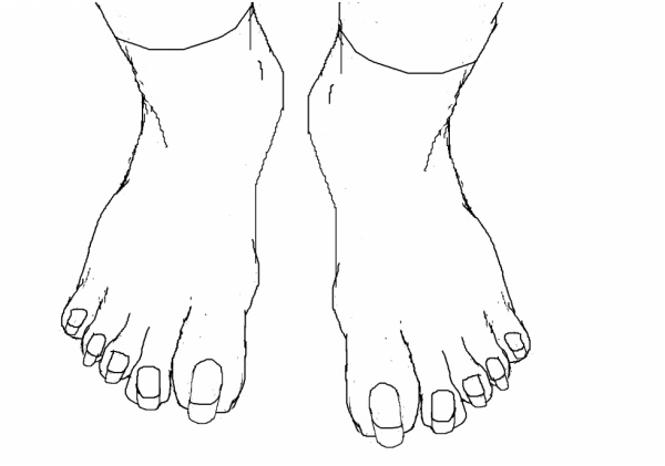 Coloriage Pied Nice Pieds Dessin 30 Jours 30 Strips