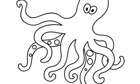 Coloriage Pieuvre Élégant Pieuvre 1 Animaux – Coloriages à Imprimer