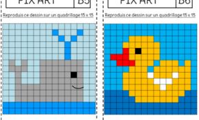 Coloriage Pixel Gratuit Génial Reproduction Le Pixel Art Autonomie Cycle 2