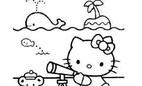 Coloriage Plage Palmier Nice Coloriage Palmier Hello Kitty Dessin