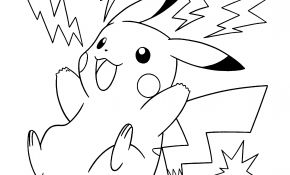 Coloriage Pokemon Kawaii Génial Coloriage Pikachu Gratuit à Imprimer