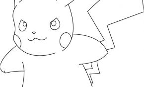Coloriage Pokemon Kawaii Inspiration Dessin De Pikachu A Imprimer