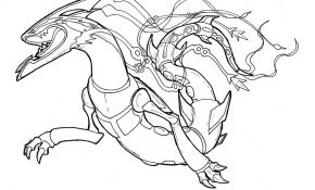 Coloriage Pokemon Rayquaza Élégant Space Roar Mega Rayquaza Fanart Lineart W I P By