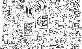 Coloriage Pop Art Nice Coloriage Adulte Motifs Keith Haring