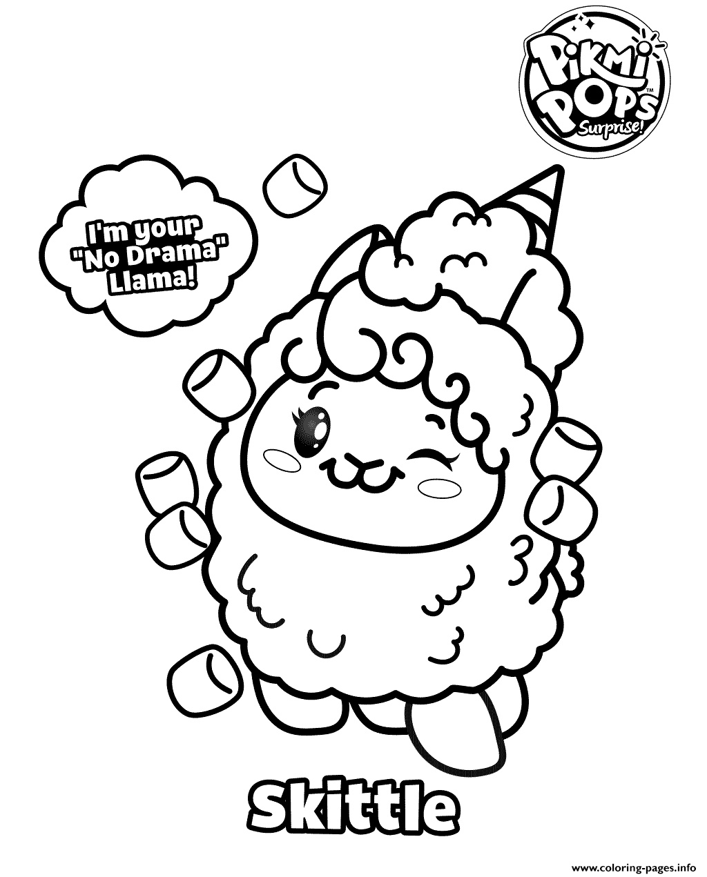 Coloriage Pop Nice Pikmi Pops Coloring for Kids Coloring Pages Printable