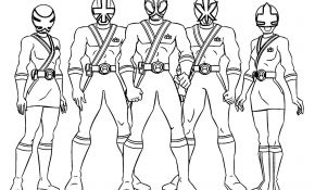 Coloriage Power Ranger Génial Coloriage Power Rangers à Imprimer