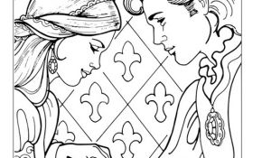 Coloriage Prince Et Princesse Nice Coloriage Prince Et Princesse Jouant Aux échecs Img