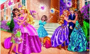 Coloriage Princesse Barbie Élégant Barbie Apprentie Princesse Barbie Francais